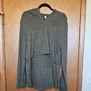 Hunter Green Hoodie Latched Mama Nursing Top